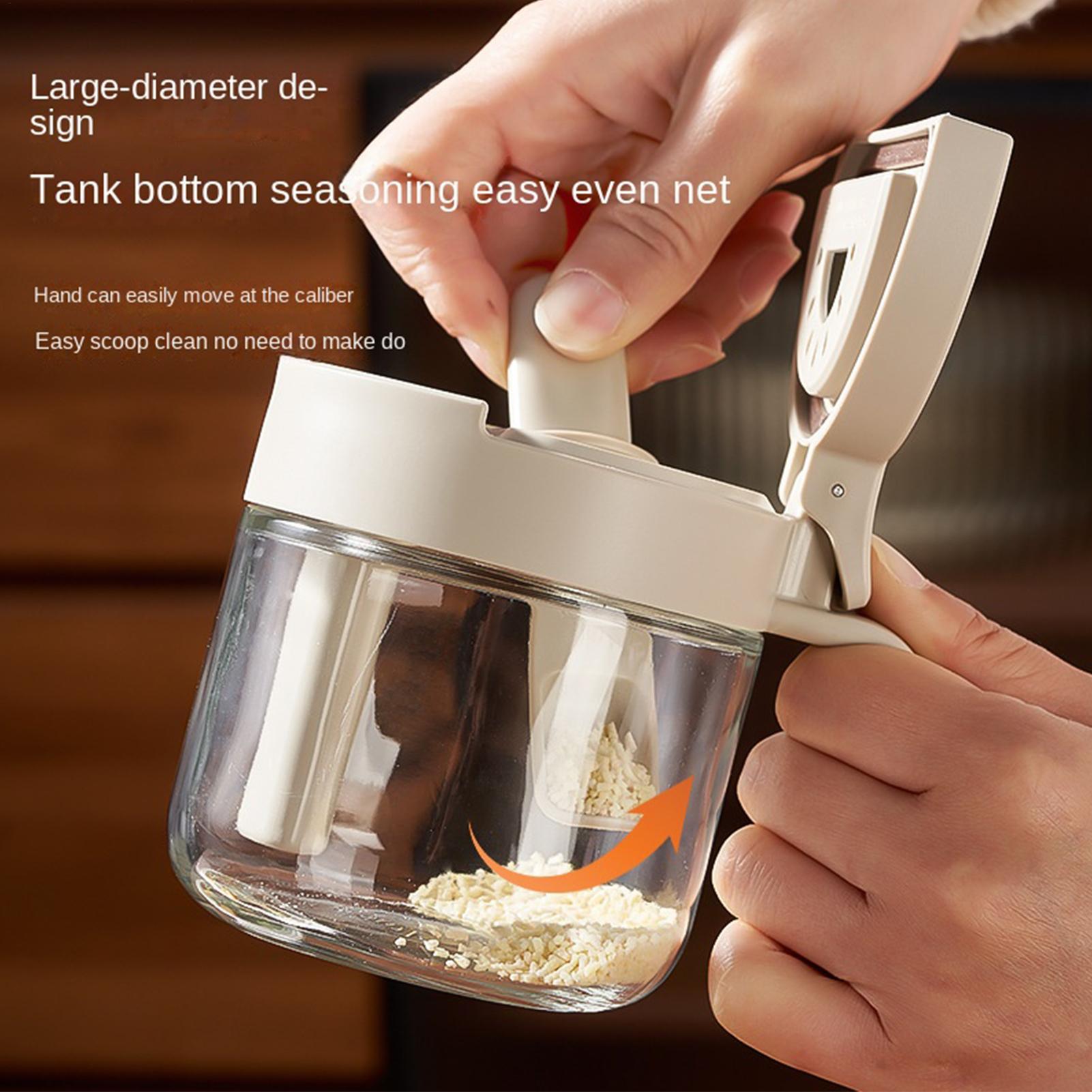 조미료 용기 누출 방지 소금 보관함(숟가락 포함) 주방 - Food Storage Tank 리뷰 및 가격